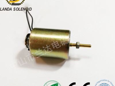 定制圆管式推拉式电磁铁TU3862 直流 24V图3