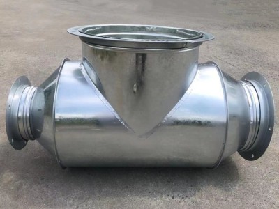 螺旋风管/马鞍/弯头/天圆地方/风阀/烟罩/直径大小规格定做图3