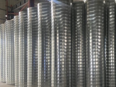 螺旋风管/马鞍/弯头/天圆地方/风阀/烟罩/直径大小规格定做图5