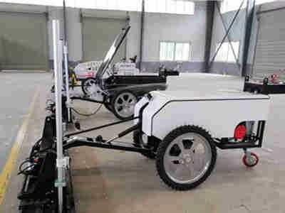 新款激光整平机手扶小型混凝土激光摊铺机手扶地坪摊铺机操作简单