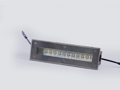 条形地埋灯厂家批发dc24v变色七彩地灯灯具