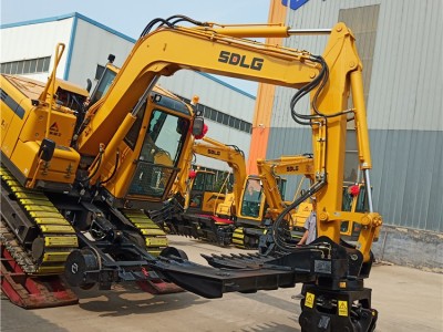 钩机铁路枕木更换机 轨道枕更换夹具新型铁路施工设备挖机换枕夹图5