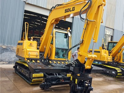 轨道枕木更换夹具 新型铁路施工设备改装 铁路枕木铺设机图2