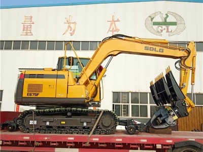 轨道枕木更换夹具 新型铁路施工设备改装 铁路枕木铺设机图5