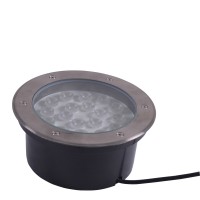 陕西西安公园亮化工程圆形不锈钢地埋