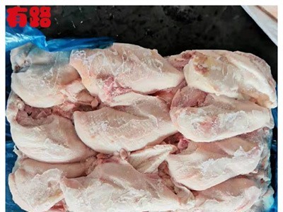 冻鸡大胸原料_冷冻食品鸡分割食材_山东鸡胸肉厂家供应图1