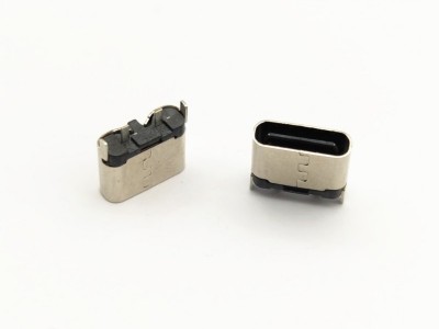 TYPE-C母座 2p 立式直插 180度图5