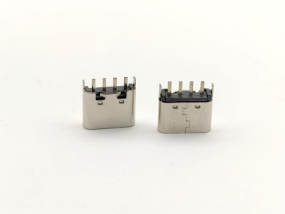 TYPE-C母座 4p 立式直插 180度图5