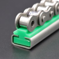 生产工业输送设备配件 U型聚乙烯链条导轨可定制自润滑尼龙导轨