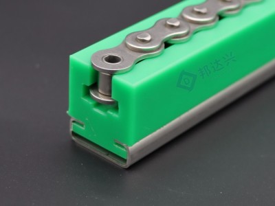 德州upe高分子轨道条 链条导轨绿色高分子链条弯轨厂家更优惠图2