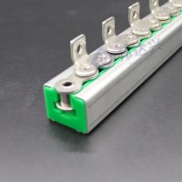 供应高分子轨道条 输送机导轨尼龙滑轨 绿色传输弯轨链条导轨