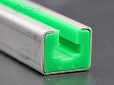 供应高分子轨道条 输送机导轨尼龙滑轨 绿色传输弯轨链条导轨图3