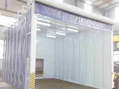 长期供应各种尺寸移动伸缩喷漆房