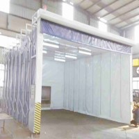 长期供应各种尺寸移动伸缩喷漆房