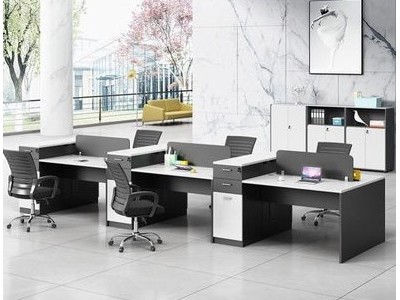 沈阳鑫斯玛特办公家具屏风办公桌多人卡位电脑桌简约现代钢架桌子图3