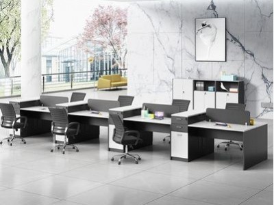 沈阳鑫斯玛特办公家具屏风办公桌多人卡位电脑桌简约现代钢架桌子图4