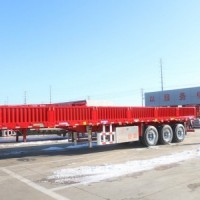 锣响挂车 新国标 栏板式半挂车 超级盘刹 空气悬挂