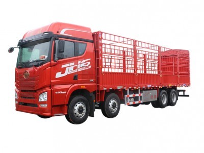 锣响挂车 仓栅式载货车 9米6载货车 铝合金工具箱