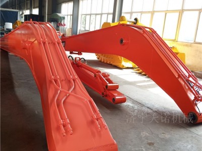 挖掘机加长臂钩机三节拆楼臂挖机加长臂直接加工厂家图2