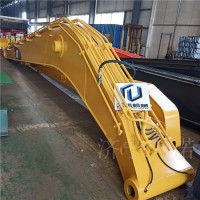 灾区支援挖机加长臂 水路两用钩机长臂咨询天诺 加长大小臂