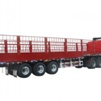锣响挂车 仓栅式半挂车 新国标高低板半挂车 超值版标准车