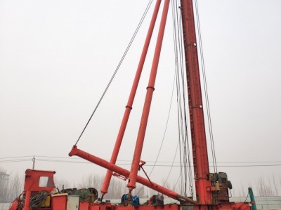 防汛公路护栏打桩机 自装车长螺旋打桩机 建筑工程各型号打桩机图2