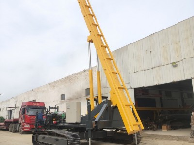 防汛公路护栏打桩机 自装车长螺旋打桩机 建筑工程各型号打桩机