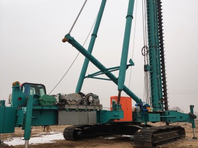长螺旋式吊打一体机 气动凿岩一次性成孔 全新折叠杆打井机图5