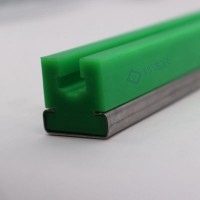 聚乙烯链条导轨12a双排u型导轨输送环形导轨塑料滑块导向件