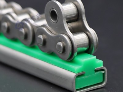 链条导轨凸型工业用链条型4分1008高分子滚子链尼龙耐磨条图2