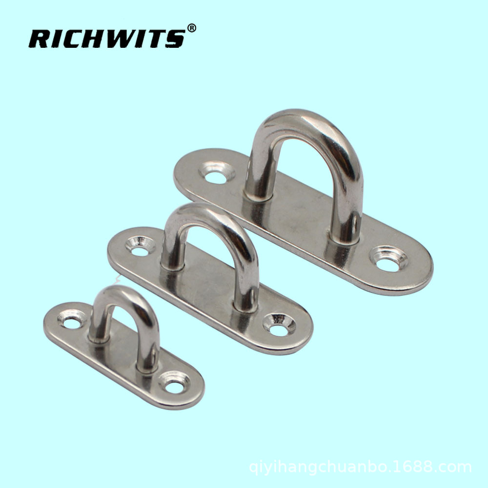 ZB6304椭圆形门扣(带螺钉)