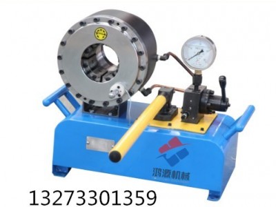 驻马店厂家销售全自动立式扣压机,液压锁管机图3