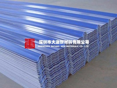 横岗PVC大坑瓦_1130蓝色防腐瓦_龙岗大唐新材图2