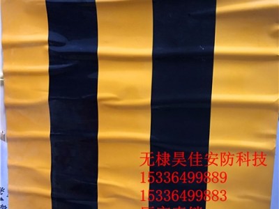 供应电网反光膜 PE反光膜 黑黄 红白双色反光膜厂家定做图2