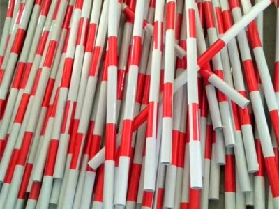 供应电力拉线警示管,电力拉线保护套管 厂家定做图2