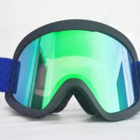 正东滑雪护目镜PC大球面双层防雾抗冲击可调节松紧带透气滑雪镜