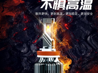 汽车LED前大灯蓝鹦Max3高亮聚光灯58W大功率图2