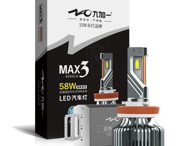 汽车LED前大灯蓝鹦Max3高亮聚光灯58W大功率图4