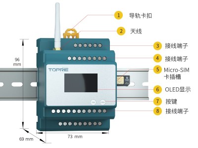 【拓普瑞】TP622 需量电费 三相导轨式电能表 电能表需量图4