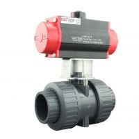 PVC球阀水处理应用阀门 塑料球阀使用