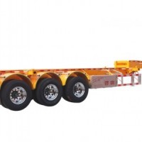 锣响挂车 新国标半挂车 20英尺骨架车 鹅颈骨架车