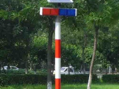 分体式太阳能警示灯 公路交通警示灯 led警示灯厂家直销图2