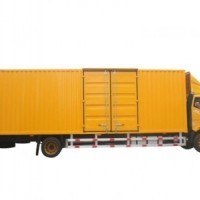 锣响集装箱运输半挂车 物流运输车辆 快递单车