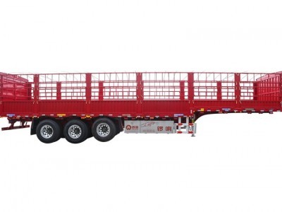 锣响仓栅式半挂车 新国标高低板半挂车 超值版标准车