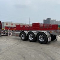 锣响挂车 新国标挂车40英尺骨架车 轻型半挂车生产厂家
