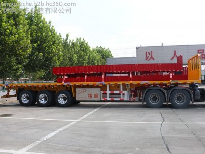 锣响挂车 仓栅式半挂车 新国标高低板半挂车 超值版标准车