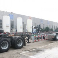 锣响挂车 新国标挂车 45英尺骨架车 轻型半挂车 空气悬架