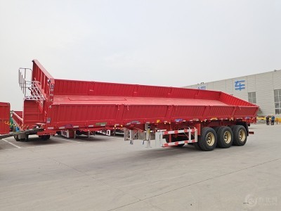 锣响挂车 侧翻自卸车 轻型半挂车 物流运输车 厂家直销