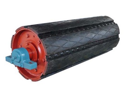 瓦壳包胶滚筒图3