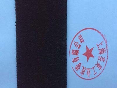 黑短绒糙面带，黑绒布K-71